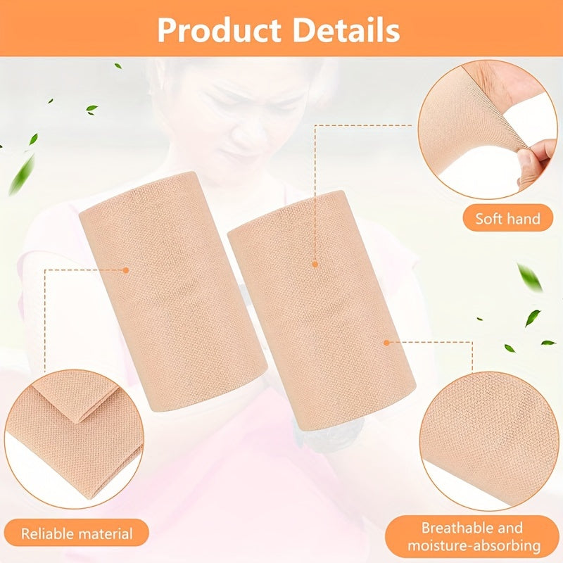 2pcs FlexiSupport Breathable Compression Wristband, Elastic Sports Wrist Support Strap, Hand Wash Only - Medium Size