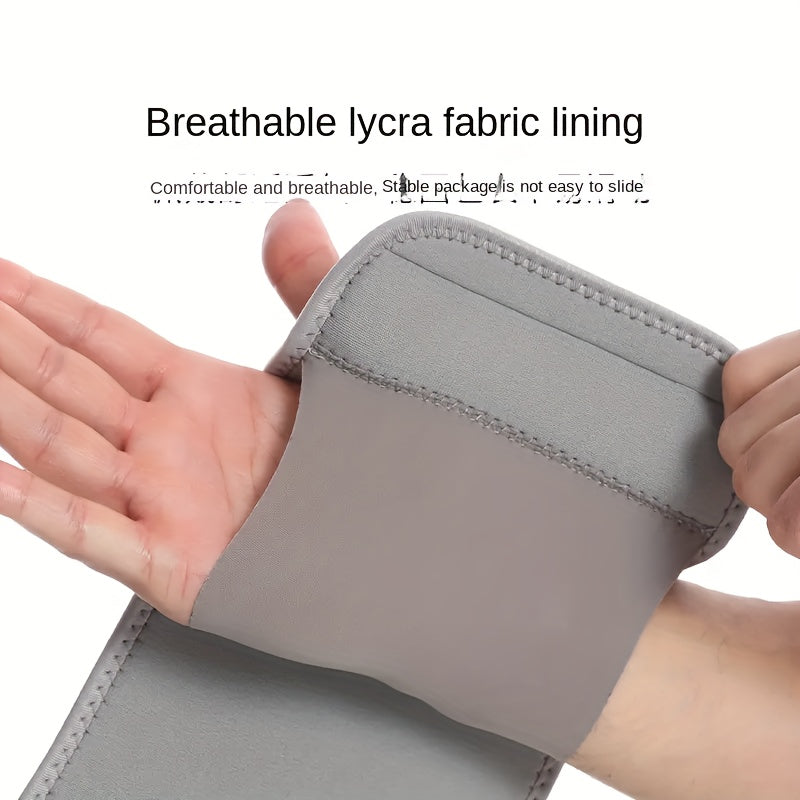 2-Pack Adjustable Wrist Support Braces With Splint, 11.8 Inch Breathable Carpal Tunnel Wrist Stabilizer