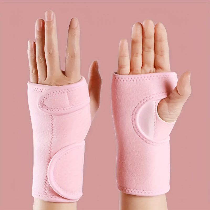 2-Pack Adjustable Wrist Support Braces With Splint, 11.8 Inch Breathable Carpal Tunnel Wrist Stabilizer