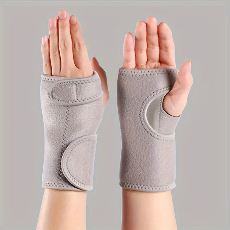 2-Pack Adjustable Wrist Support Braces With Splint, 11.8 Inch Breathable Carpal Tunnel Wrist Stabilizer