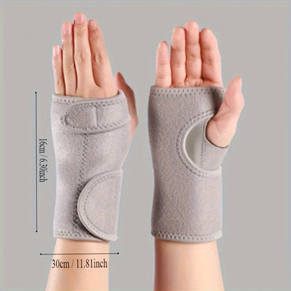 2-Pack Adjustable Wrist Support Braces With Splint, 11.8 Inch Breathable Carpal Tunnel Wrist Stabilizer