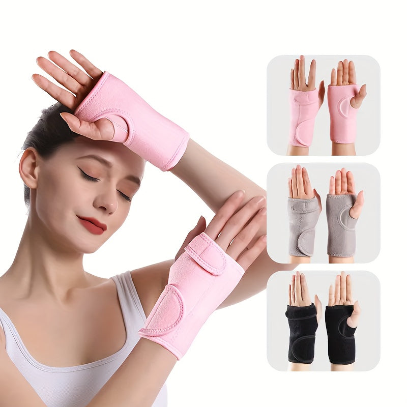 2-Pack Adjustable Wrist Support Braces With Splint, 11.8 Inch Breathable Carpal Tunnel Wrist Stabilizer