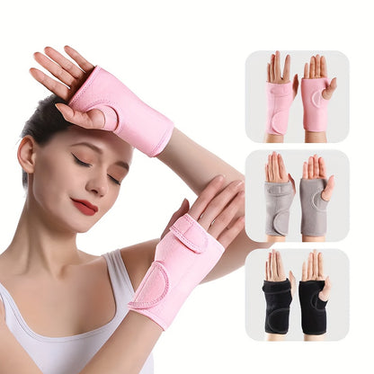 2-Pack Adjustable Wrist Support Braces With Splint, 11.8 Inch Breathable Carpal Tunnel Wrist Stabilizer
