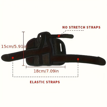 2pcs Adjustable Thumb & Wrist Support Braces - Breathable Polyester, Hook-and-loop Fastener Closure for Sports & Daily Warmth, Multiple Colors Available, Wrist Brace for Support